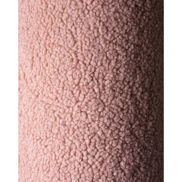 Rózsaszín buklé párna gyerek kanapéhoz Teddy Pouch – Wigiwama-image-3
