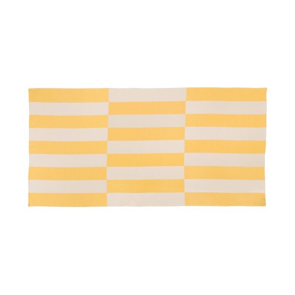 Sárga pamut strandtörölköző 100x160 cm Su – noo.ma