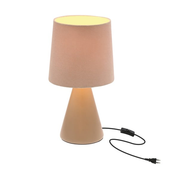 Bézs asztali lámpa textil búrával (magasság 24,5 cm) Satti – Candellux Lighting-image-2