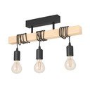 Fekete-natúr színű függőlámpa TOWNSHEND – EGLO