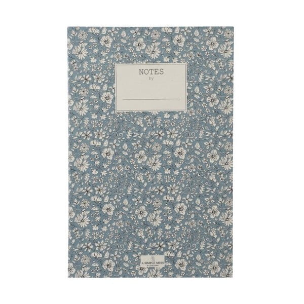 Nynne Ashley Blue jegyzetfüzet, 21 x 14 cm - A Simple Mess
