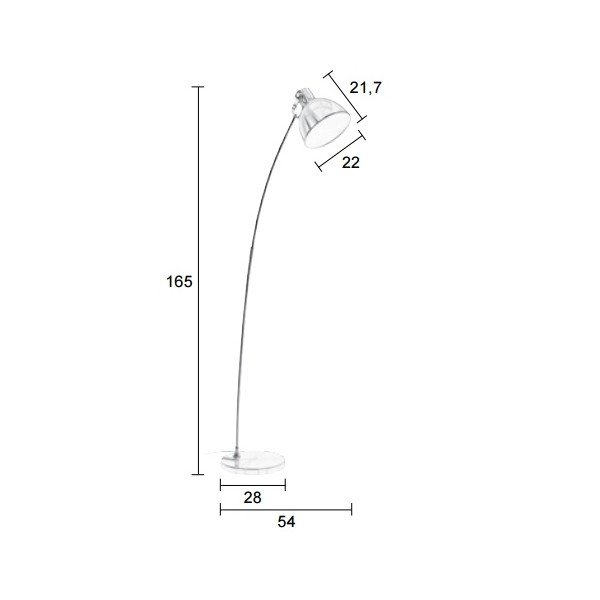 Blush rézszínű állólámpa - White Label-image-1