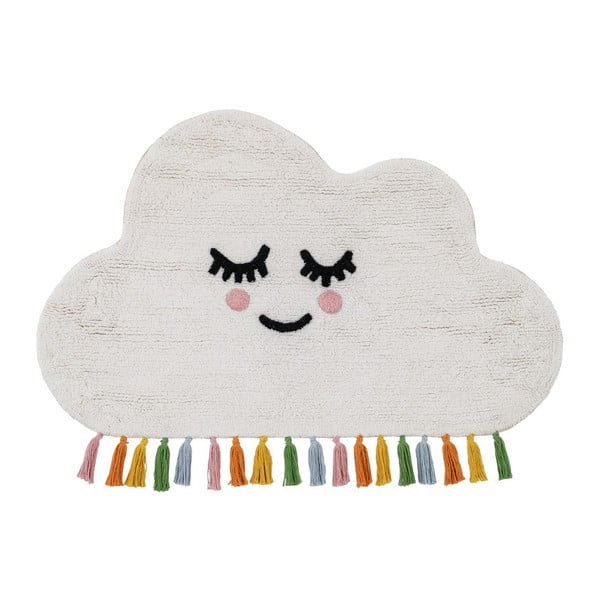 Fehér pamut gyerek szőnyeg 60x100 cm Cloud – Ixia