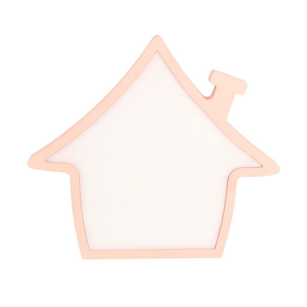 Rózsaszín gyerek éjjelilámpa House – Candellux Lighting-image-3