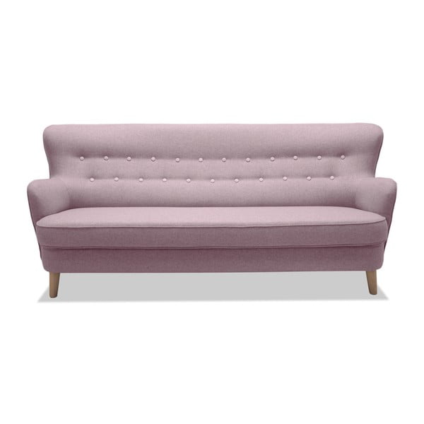Eden rózsaszín háromszemélyes kanapé - Vivonita