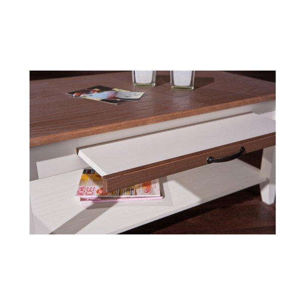 Cassala tömör fenyőfa dohányzóasztal - Interlink-image-2