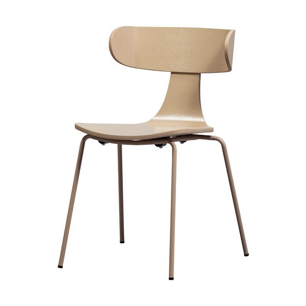 Natúr színű rakásolható étkezőszék kőrisfa dekorral Form – WOOOD-image-3