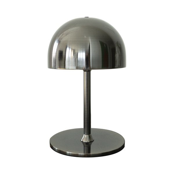 Sötétszürke LED asztali lámpa távirányítóval, fém búrával (magasság 22 cm) Tim – Sirius