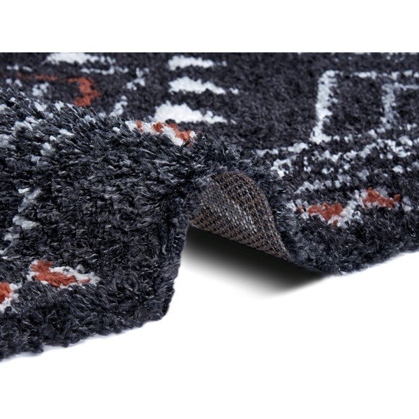 Hurley fekete szőnyeg, 80 x 150 cm - Mint Rugs-image-1