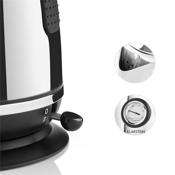 Aquavita Chalet ezüstszínű vízforraló - Klarstein-image-3