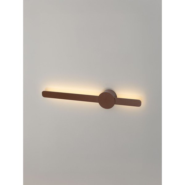 Barna alumínium LED fali lámpa Norei – Nova Luce-image-1