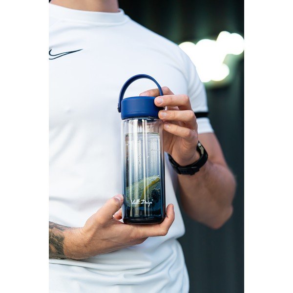 Kék üveg ivópalack 350 ml Fuori – Vialli Design-image-1