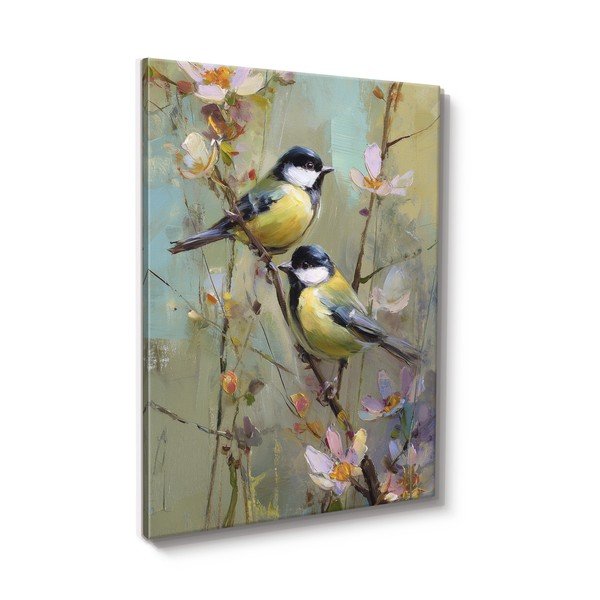 Nyomtatott keretezett kép 60x80 cm Parus Pair – Styler-image-4