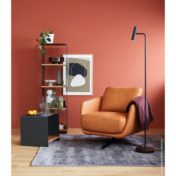 Fekete LED dimmelhető állólámpa (magasság 154 cm) Stina – Fischer & Honsel-image-2