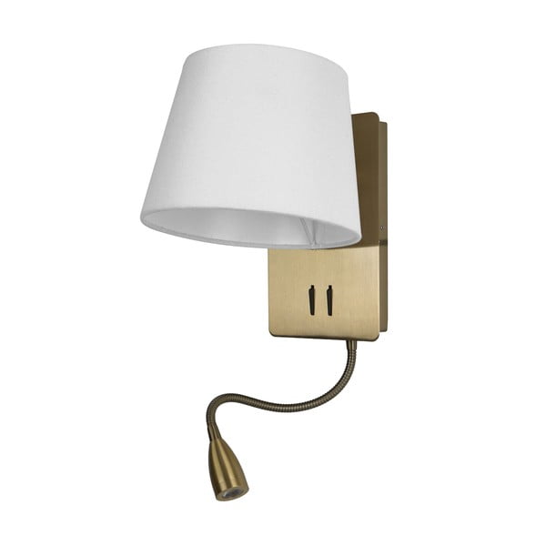 Fehér-bronzszínű fali lámpa – SULION