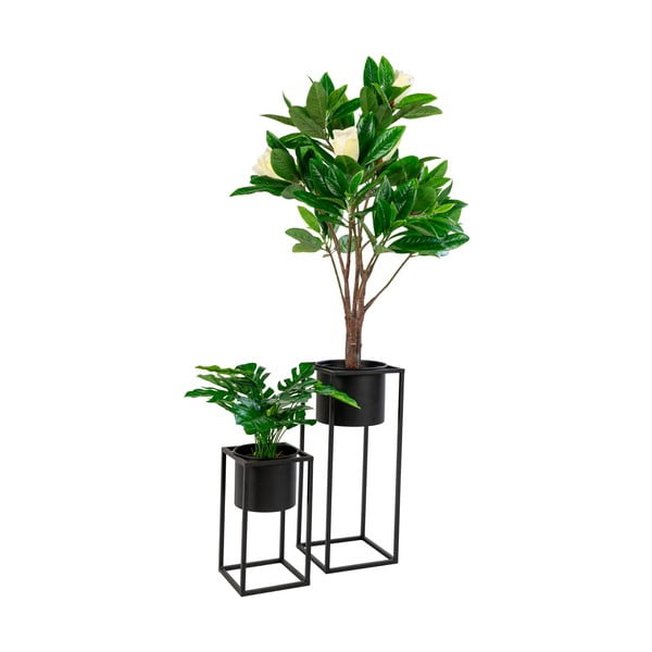 Marla 2 db fekete fém virágtartó - House Nordic-image-4