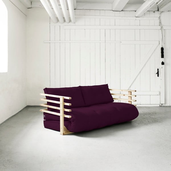 Funk Natural/Purple Plum kinyitható kanapéágy - Karup