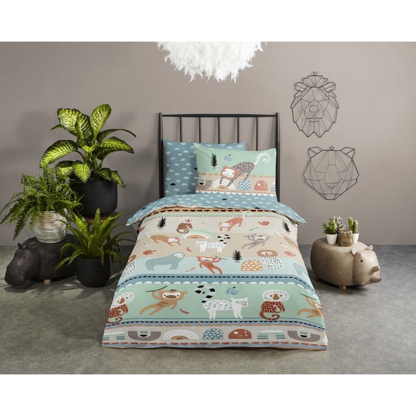 Egyszemélyes-hosszabbított pamut gyerek ágyneműhuzat 140x220 cm Play – Good Morning-image-1