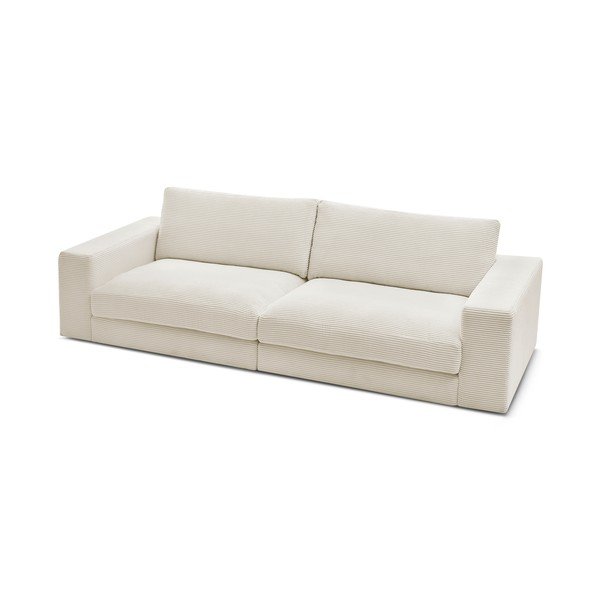 Bézs kordbársony kanapé 274 cm Leonard – Bobochic Paris-image-3