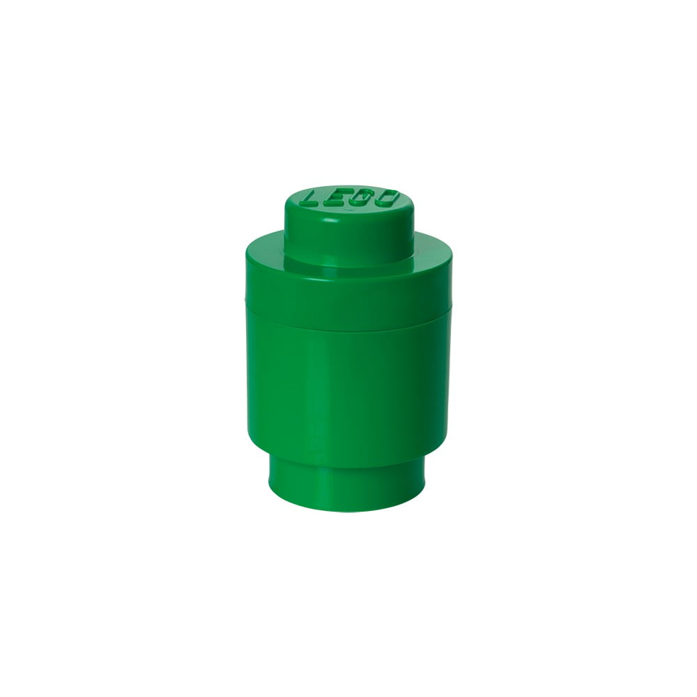 Zöld henger alakú tárolódoboz, ⌀ 12,5 cm - LEGO®