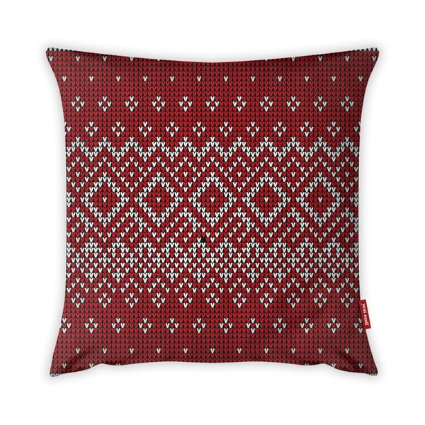 Christmas Period Red Pattern párnahuzat, 43 x 43 cm - Vitaus