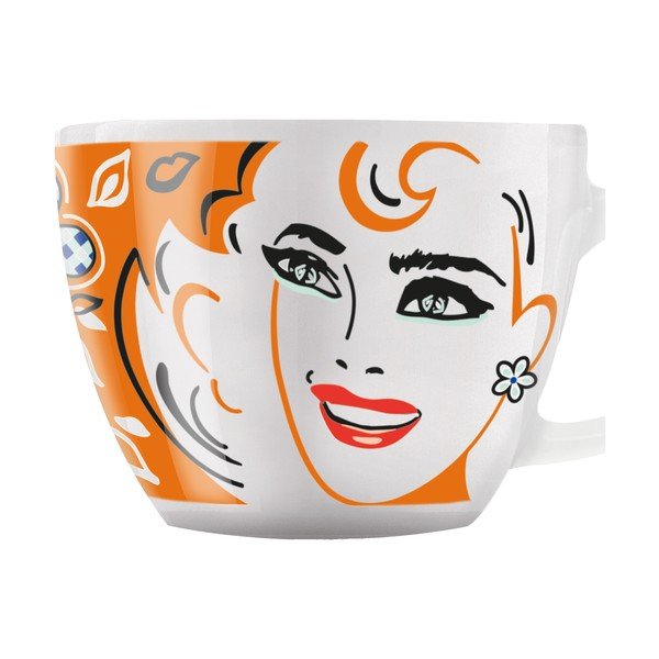 Michal Shalev porcelán kávésbögre alátéttel, 8 cl - Ritzenhoff-image-1