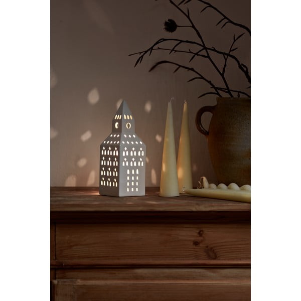 Kerámia gyertyatartó teamécseshez Urbania Lighthouse Church Tower – Kähler Design-image-2