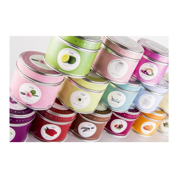 Illatgyertya fémdobozban füge és gyógynövények illatával, 32 óra égési idő - Copenhagen Candles-image-3