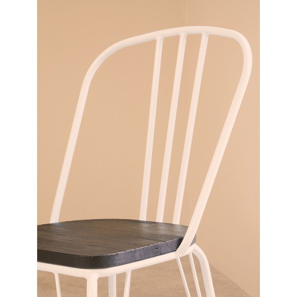 Fehér-natúr színű szilfa étkezőszék District – Premier Housewares-image-3