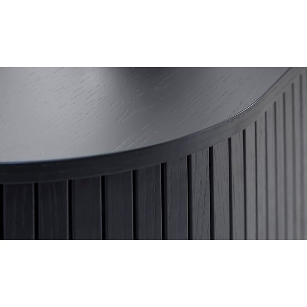 Fekete dohányzóasztal 60x120 cm Nola – Unique Furniture-image-3