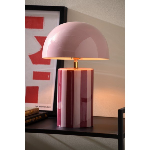 Lila fém asztali lámpa (magasság 34 cm) Rayado – Leitmotiv-image-1