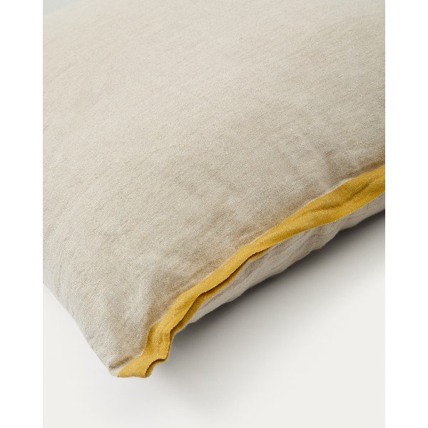 Len párnahuzat 45x45 cm Suerta – Kave Home-image-4