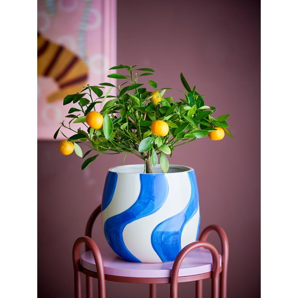 Kőedény kézzel festett kaspó ø 20,5 cm Romy – Bloomingville-image-2