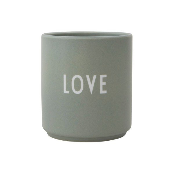 Zöld porcelán bögre 300 ml Dad – Design Letters-image-2