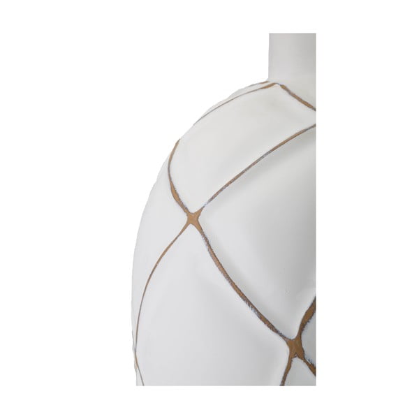 Fehér-krémszínű asztali lámpa textil búrával (magasság 60 cm) Lines – Mauro Ferretti-image-3