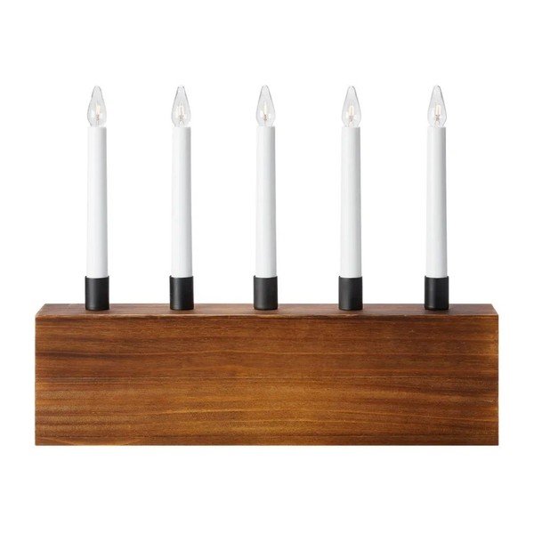 Barna karácsonyi fénydekoráció Albero – Markslöjd