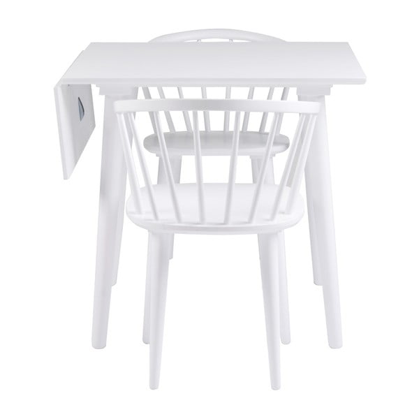 Carmen fehér kaucsukfa étkezőszék - Rowico-image-2