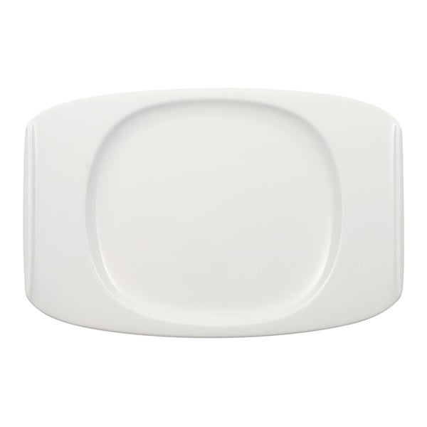 Urban Nature fehér szögletes porcelán tányér, 32 x 21,5 cm - Villeroy & Boch