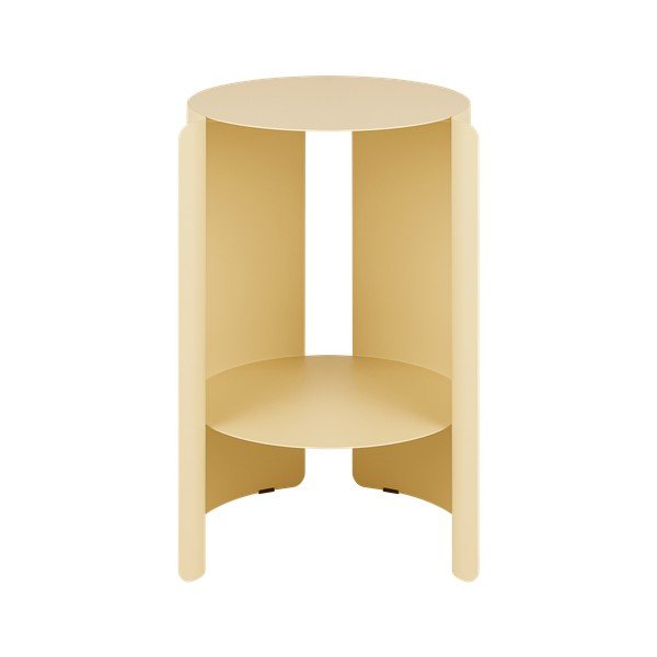 Acél kerek tárolóasztal ø 32 cm Wa – noo.ma