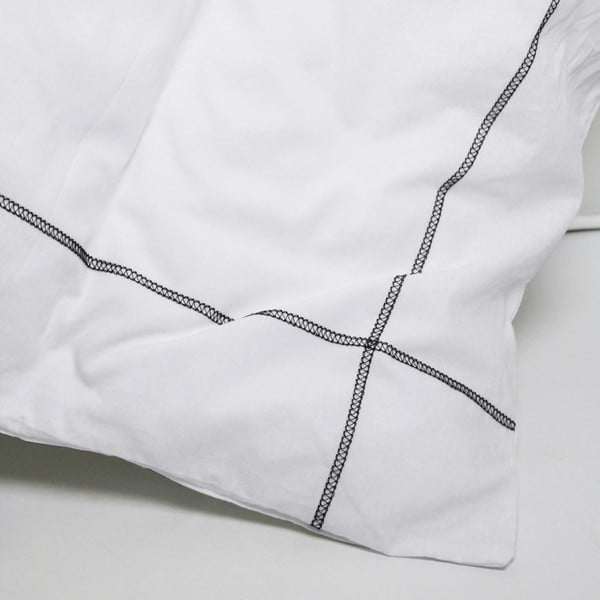 Basic Black pamut paplanhuzat, 200 x 200 cm - Happy Friday-image-1