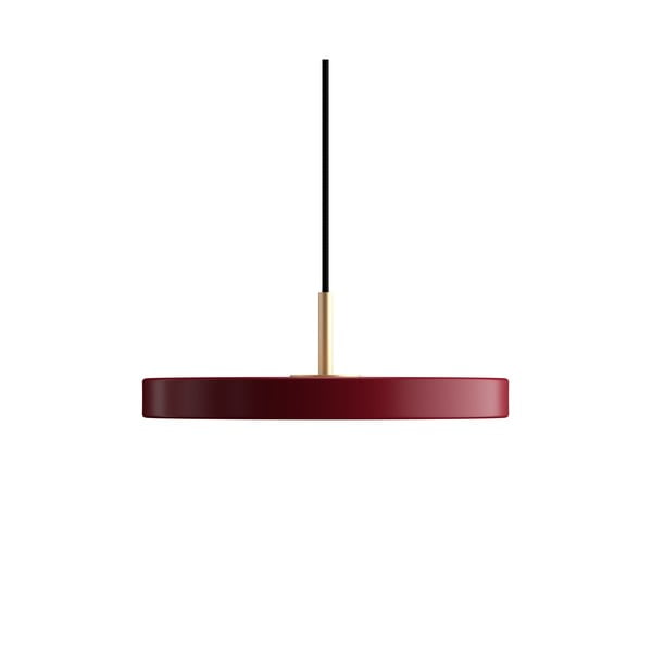 Piros LED függőlámpa fém búrával ø 31 cm Asteria Mini – UMAGE-image-3