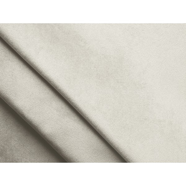 Krémszínű kárpitozott franciaágy ágyráccsal 160x200 cm Akela – Makamii-image-4