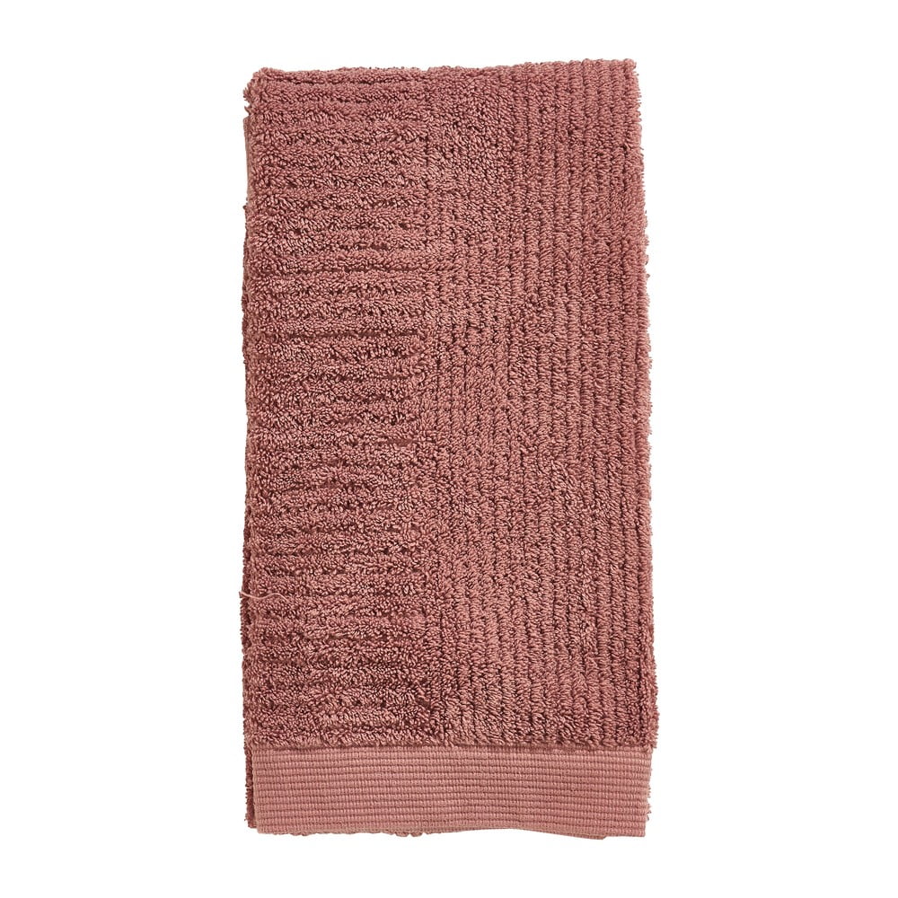 Piros frottír pamut törölköző 50x100 cm Classic Zone