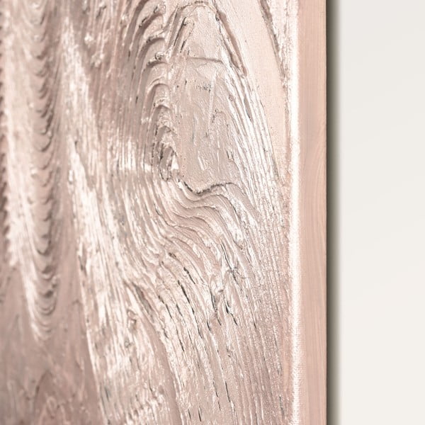 Kézzel festett kép 88x118 cm Metallic Rose – Malerifabrikken-image-3