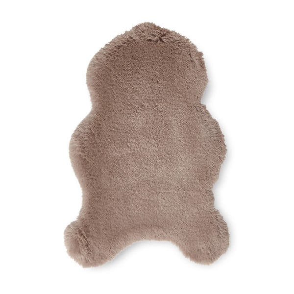 Világosbarna szintetikus szőrme szőnyeg 60x90 cm Super Teddy – Think Rugs