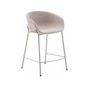 Bézs bárszék (ülésmagasság 65 cm) Yvette – Kave Home