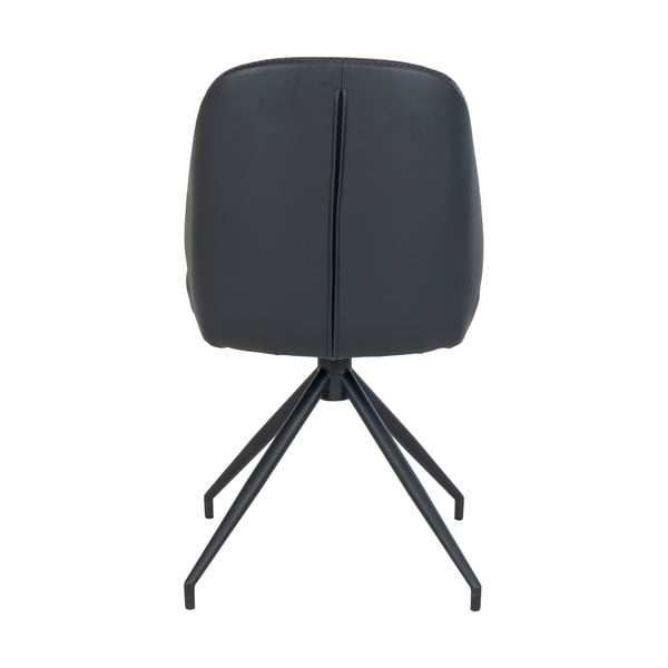 Fekete étkezőszék szett 2 db-os Monte – House Nordic-image-4