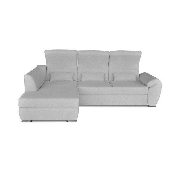 Epsilon világosszürke kinyitható sarokkanapé, bal oldali kivitel - Windsor & Co. Sofas-image-2