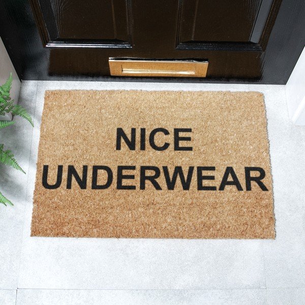 Kókuszrost lábtörlő 40x60 cm Nice Underwear – Artsy Doormats-image-2