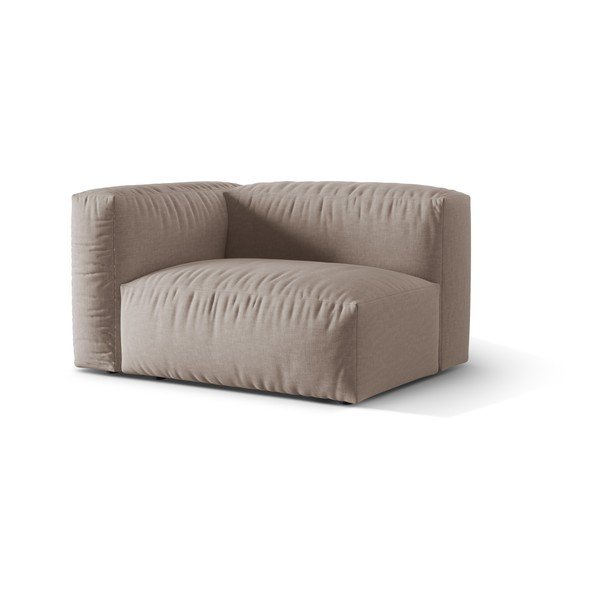 Bézs kanapé modul (bal oldali) Martina – Micadoni Home-image-1